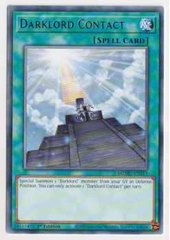 Darklord Contact (Rare) single card from Yu-Gi-Oh!