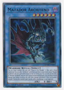 Matador Archfiend (Super Rare) single card from Yu-Gi-Oh!