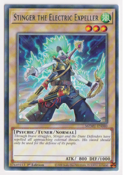Stinger the Electric Expeller (Rare) single card from Yu-Gi-Oh!