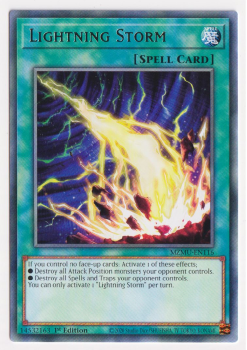 Lightning Storm (Rare) single card from Yu-Gi-Oh!