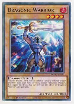 Dragonic Warrior (Rare) single card from Yu-Gi-Oh!