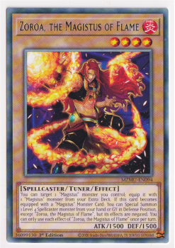 Zoroa, the Magistus of Flame (Rare) single card from Yu-Gi-Oh!