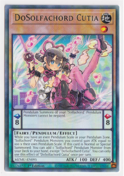 DoSolfachord Cutia (Rare) single card from Yu-Gi-Oh!