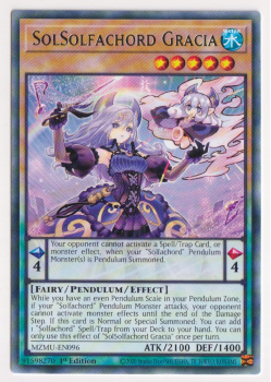 SolSolfachord Gracia (Rare) single card from Yu-Gi-Oh!
