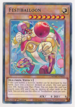 Festiballoon (Rare) single card from Yu-Gi-Oh!