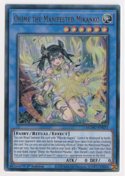 Ohime the Manifested Mikanko (Ultra Rare) single card from Yu-Gi-Oh!