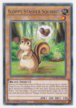 Sloppy Stasher Squirrel (Rare) single card from Yu-Gi-Oh!