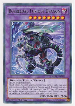 Borreload Furious Dragon (Rare) single card from Yu-Gi-Oh!