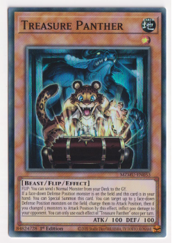 Treasure Panther (Super Rare) single card from Yu-Gi-Oh!