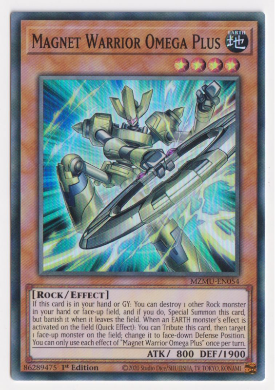 Magnet Warrior Omega Plus (Super Rare) : MZMU-EN054 - Yu-Gi-Oh! Single Card