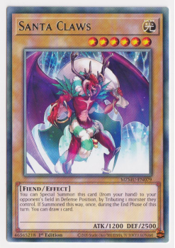 Santa Claws (Rare) single card from Yu-Gi-Oh!