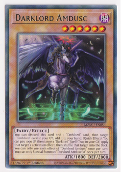 Darklord Amdusc (Rare) single card from Yu-Gi-Oh!