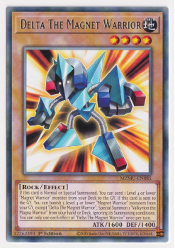 Delta The Magnet Warrior (Rare) single card from Yu-Gi-Oh!