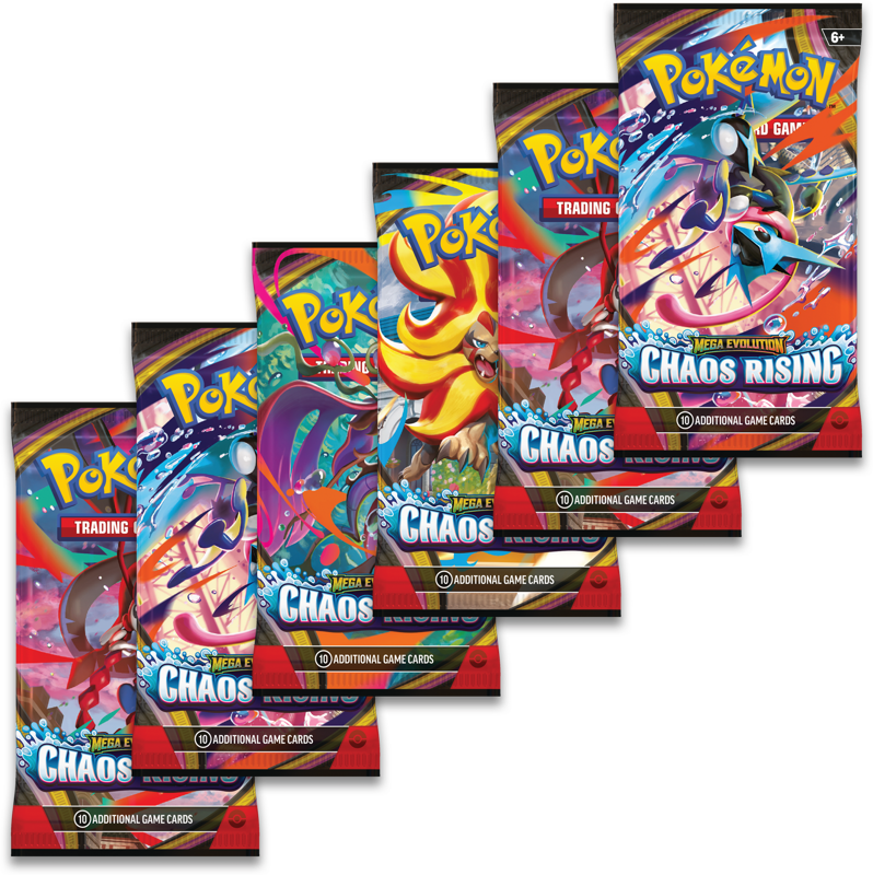 Mega Evolution Chaos Rising | Booster Bundle | Pokemon Mega Evolution Chaos Rising | Booster Bundle | Pokemon