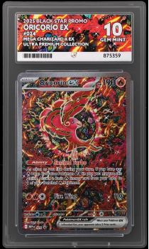 Oricorio EX (BLACK STAR PROMO) : 024 ULTRA PREMIUM COLLECTION - ACE GRADING Graded Card – 10 GEM MINT