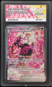 Fezandipiti EX (SPECIAL ILLUSTRATION RARE) : 288/217 MEGA EVOLUTION ASCENDED HEROES - ACE GRADING Graded Card – 10 GEM MINT