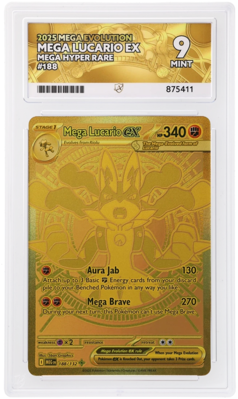 lucario graded card 2025 Mega Dream EX - Mega Lucario main image 1
