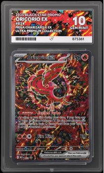 Oricorio EX (BLACK STAR PROMO) : 024 ULTRA PREMIUM COLLECTION - ACE GRADING Graded Card – 10 GEM MINT