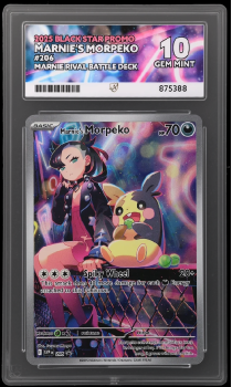 Marnies Morpeko (PROMO) : SVP206 MARNIE RIVAL BATTLE DECK - ACE GRADING Graded Card – 10 GEM MINT