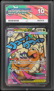 Mega Dragonite EX (MEGA ATTACK RARE) : 271/217 MEGA EVOLUTION ASCENDED HEROES - ACE GRADING Graded Card – 10 GEM MINT