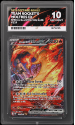 Team Rockets Moltres EX (SPECIAL ILLUSTRATION RARE) : 229/182 DESTINED RIVALS - ACE GRADING Graded Card Graded Card - 10 GEM MINT