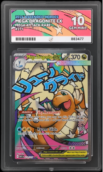 Mega Dragonite EX (MEGA ATTACK RARE) : 271/217 MEGA EVOLUTION ASCENDED HEROES - ACE GRADING Graded Card – 10 GEM MINT
