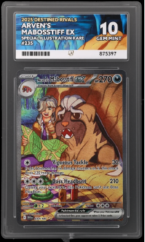 Arvens Mabosstiff EX (SPECIAL ILLUSTRATION RARE) : 235/182 DESTINED RIVALS - ACE GRADING Graded Card - 10 GEM MINT