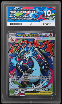 Mega Charizard Y EX (BLACK STAR PROMO) : 023 ULTRA PREMIUM COLLECTION - ACE GRADING Graded Card – 10 GEM MINT
