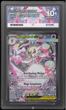 Mega Gardevoir EX (SPECIAL ILLUSTRATION RARE) : 178/132 MEGA EVOLUTION - ACE GRADING Graded Card - 10 GEM MINT