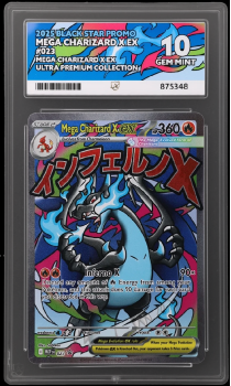 Mega Charizard Y EX (BLACK STAR PROMO) : 023 ULTRA PREMIUM COLLECTION - ACE GRADING Graded Card – 10 GEM MINT