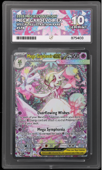 Mega Gardevoir EX (SPECIAL ILLUSTRATION RARE) : 178/132 MEGA EVOLUTION - ACE GRADING Graded Card - 10 GEM MINT
