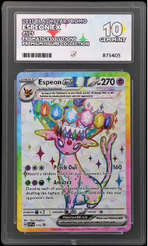 Espeon EX (PROMO) : SVP175 PRISMATIC EVOLUTIONS PREMIUM FIGURE COLLECTION - ACE GRADING Graded Card – 10 GEM MINT