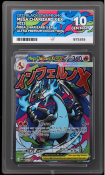 Mega Charizard Y EX (BLACK STAR PROMO) : 023 ULTRA PREMIUM COLLECTION - ACE GRADING Graded Card – 10 GEM MINT