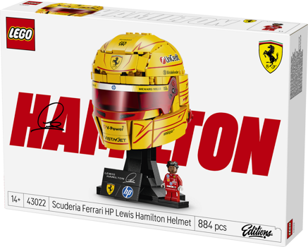 LEGO&reg; Editions Scuderia Ferrari HP Lewis Hamilton Helmet (43022)