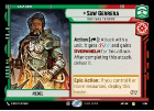 Saw Gerrera - Bring Down the Empire : 001/264 A LAWLESS TIME - Star Wars Unlimited Single Card
