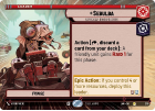 Sebulba - Especially Dangerous Dug (HYPERSPACE) : 276 A LAWLESS TIME - Star Wars Unlimited Single Card