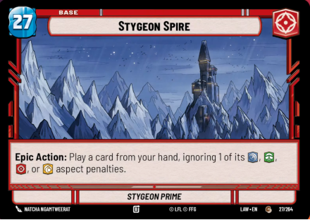 Stygeon Spire - Stygeon Prime single card from Star Wars Unlimited
