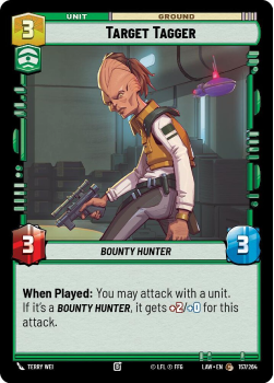 Target Tagger single card from Star Wars Unlimited