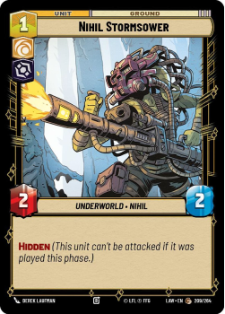 Nihil Stormsower single card from Star Wars Unlimited