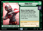 Boba Fett - Krayt's Claw Commander : 007/264 A LAWLESS TIME - Star Wars Unlimited Single Card