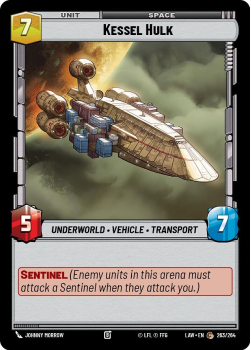 Kessel Hulk single card from Star Wars Unlimited