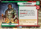 Saw Gerrera - Bring Down the Empire (HYPERSPACE) : 265 A LAWLESS TIME - Star Wars Unlimited Single Card