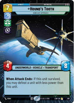 Hound's Tooth - Hunters' Approach (HYPERSPACE) single card from Star Wars Unlimited