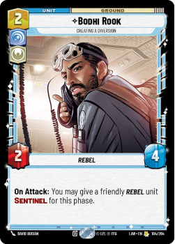 Bodhi Rook - Creating a Diversion single card from Star Wars Unlimited