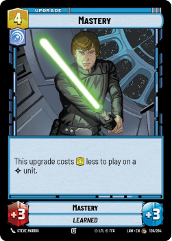 Mastery single card from Star Wars Unlimited