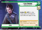 Leia Organa - Someone Who Loves You (HYPERSPACE) : 274 A LAWLESS TIME - Star Wars Unlimited Single Card