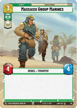 Massassi Group Marines (HYPERSPACE) single card from Star Wars Unlimited