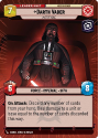 Darth Vader - Unstoppable (HYPERSPACE) : 275 A LAWLESS TIME - Star Wars Unlimited Single Card - Image 2