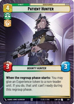 Patient Hunter (HYPERSPACE) single card from Star Wars Unlimited