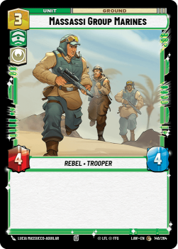 Massassi Group Marines single card from Star Wars Unlimited